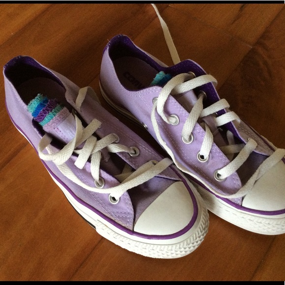 Converse Shoes - Converse All Star lilac purple shoes size 6